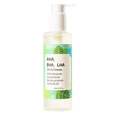 【CEDIA】AHA, BHA, LHA 积雪草凝胶洁面乳200ml